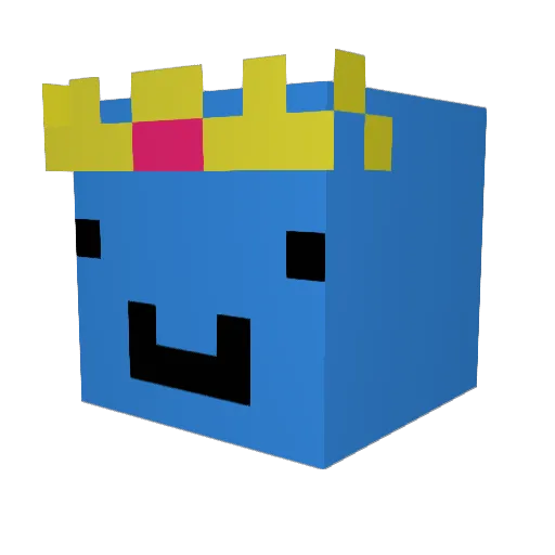 _venthatguy__ Minecraft avatar head, 3D render