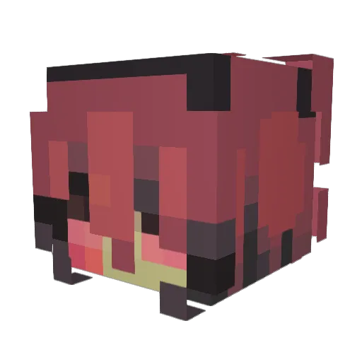 _venusasaboy_ Minecraft avatar head, 3D render