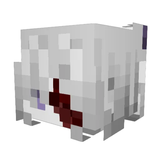 _vexis Minecraft avatar head, 3D render