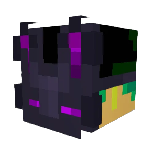 _vibe6_ Minecraft avatar head, 3D render