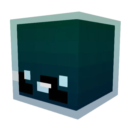 _void___ Minecraft avatar head, 3D render