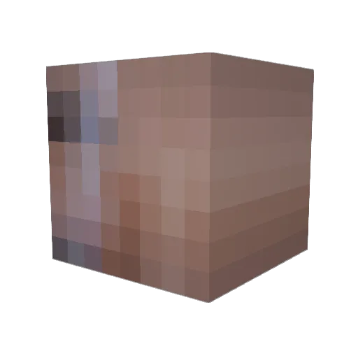_voncet78_ Minecraft avatar head, 3D render