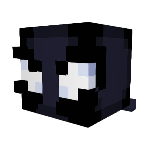 _vqz Minecraft avatar head, 3D render