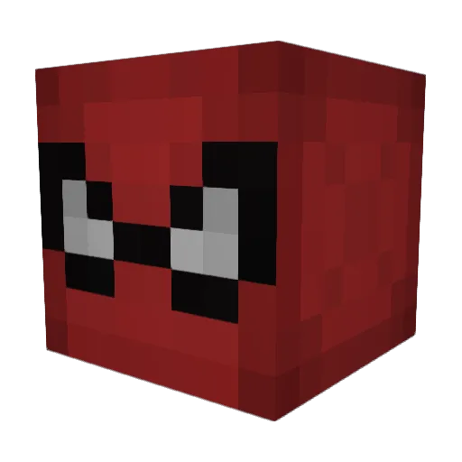 _watrabi Minecraft avatar head, 3D render