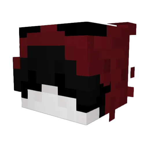 _webyx_ Minecraft avatar head, 3D render