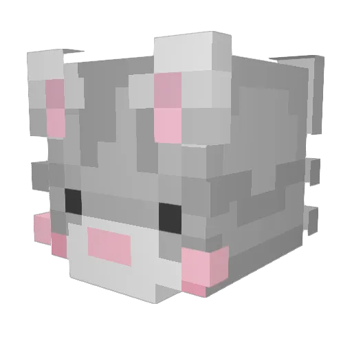 _willowabstract_ Minecraft avatar head, 3D render
