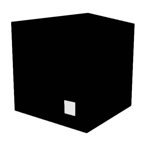 _wwv Minecraft avatar head, 3D render