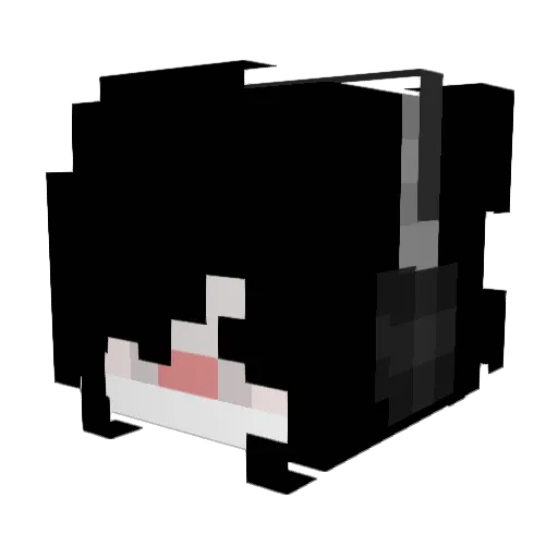 _xDqrk_ Minecraft avatar head, 3D render