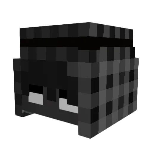 _xFabriqx_ Minecraft avatar head, 3D render