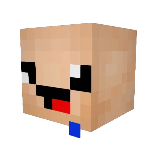 _xHyPex_ Minecraft avatar head, 3D render