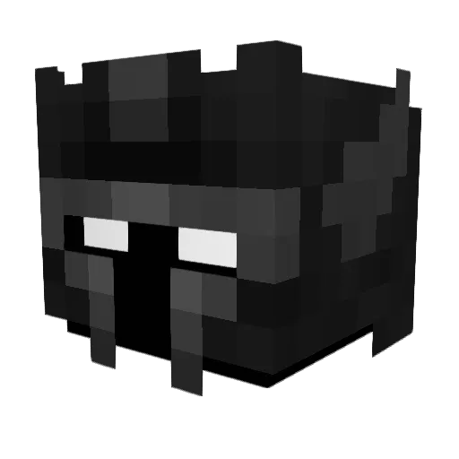 _xLx Minecraft avatar head, 3D render