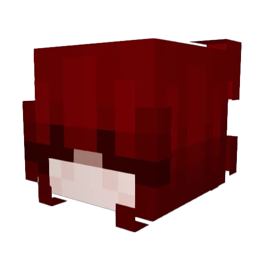 _xM0on Minecraft avatar head, 3D render