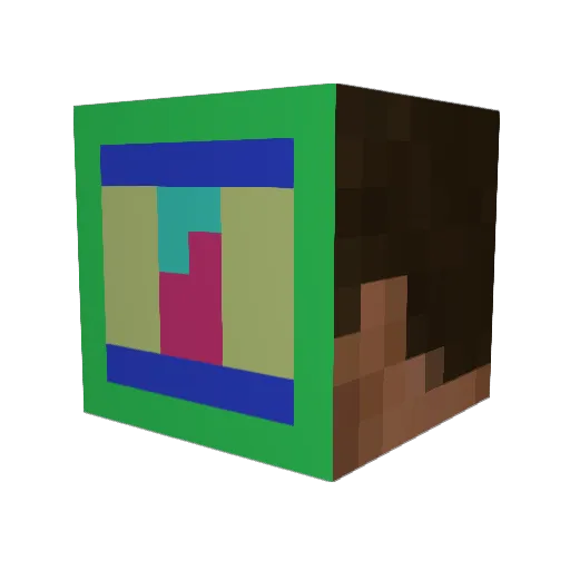 _xMolten_ Minecraft avatar head, 3D render