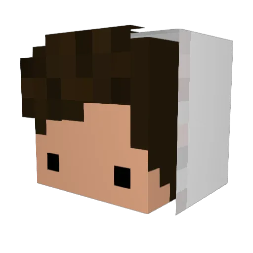 _xNeutrox_ Minecraft avatar head, 3D render