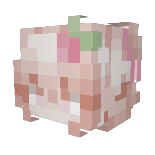 _xPumpkinZx_ Minecraft avatar head, 3D render