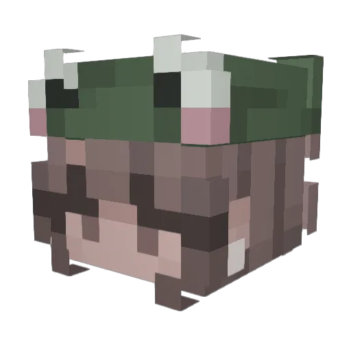 _xSAMx_ Minecraft avatar head, 3D render