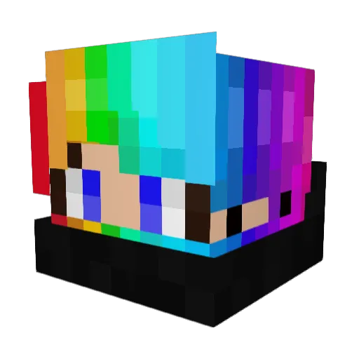 _xTr__ Minecraft avatar head, 3D render