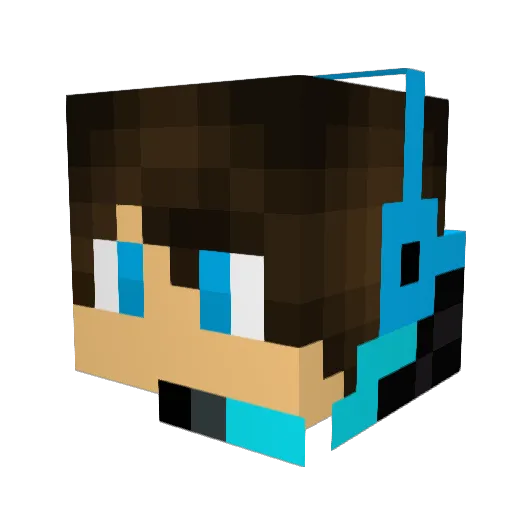 _xXAndreaXx_ Minecraft avatar head, 3D render