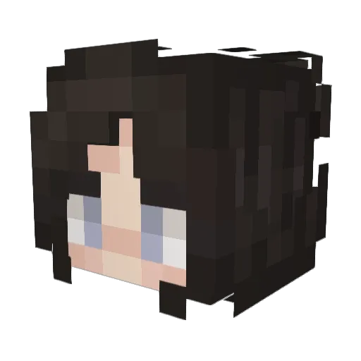_xXBunniXx_ Minecraft avatar head, 3D render