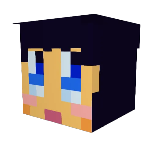 _xXBunnyXx_ Minecraft avatar head, 3D render