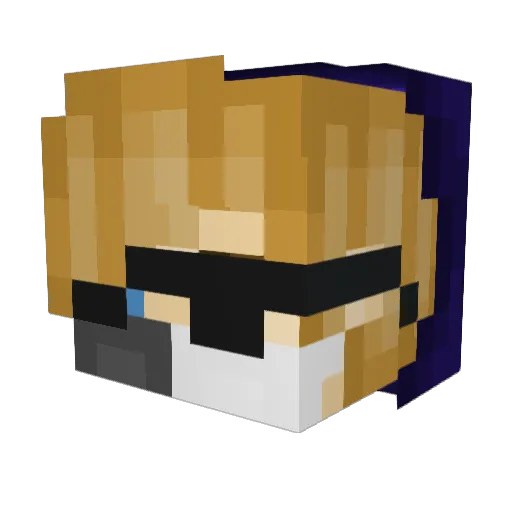 _xXCookieKat6Xx_ Minecraft avatar head, 3D render