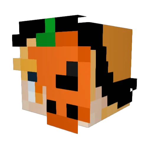 _xXLeonXx Minecraft avatar head, 3D render