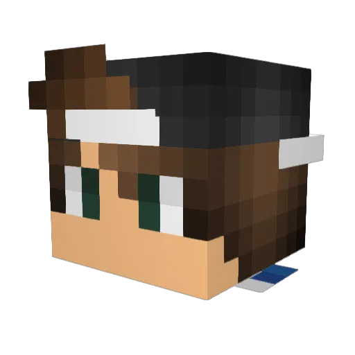_xXPineAppleXx_ Minecraft avatar head, 3D render