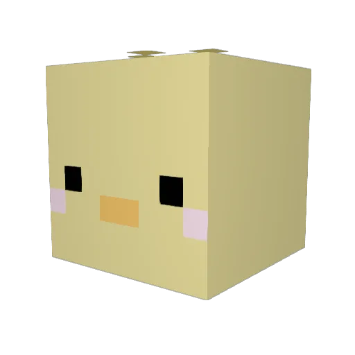 _xXPotatoXx_ Minecraft avatar head, 3D render