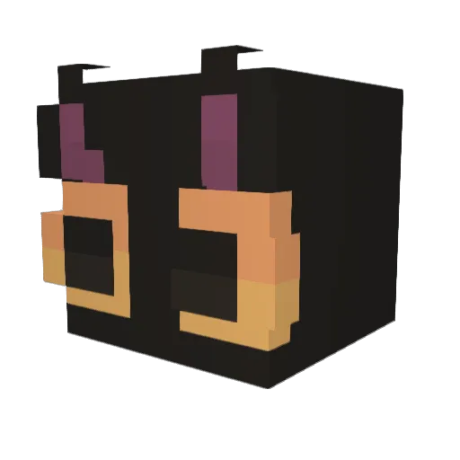 _xXSlyWolfXx_ Minecraft avatar head, 3D render