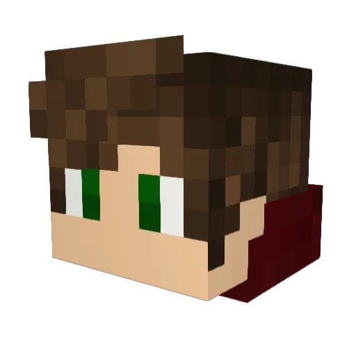 _x_FeNiX_x_ Minecraft avatar head, 3D render