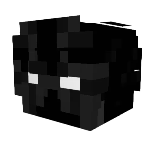 _xcvm Minecraft avatar head, 3D render