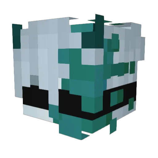 _xd4slepz Minecraft avatar head, 3D render