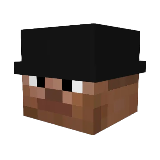 _xd6 Minecraft avatar head, 3D render