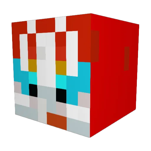 _xiTATANix_ Minecraft avatar head, 3D render