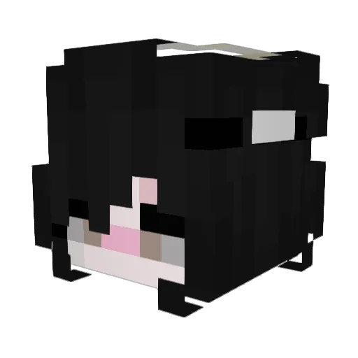 _xngel_ Minecraft avatar head, 3D render