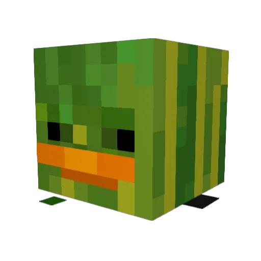 _xv47 Minecraft avatar head, 3D render