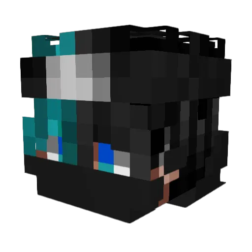 _xxXFortexXxx_ Minecraft avatar head, 3D render