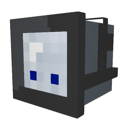 _xy0z Minecraft avatar head, 3D render