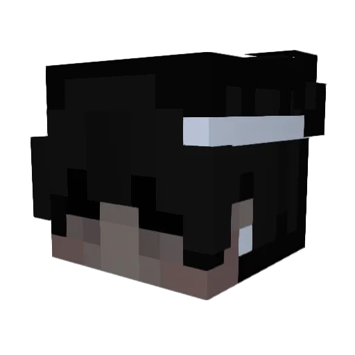 _xzq0 Minecraft avatar head, 3D render