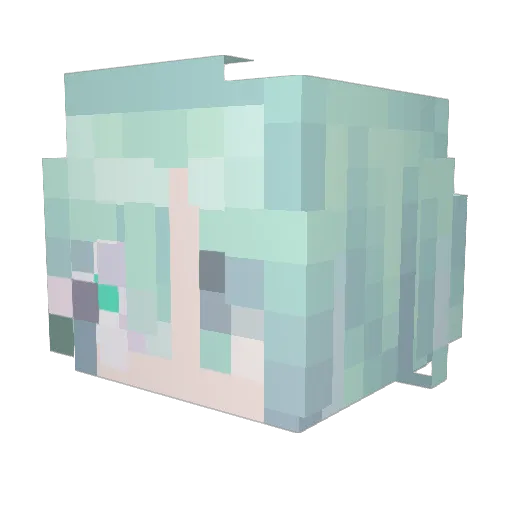 _y0ur5zZc Minecraft avatar head, 3D render