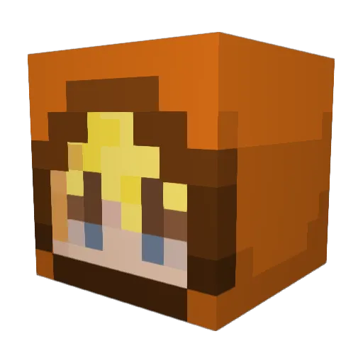 _yERIICO_ Minecraft avatar head, 3D render