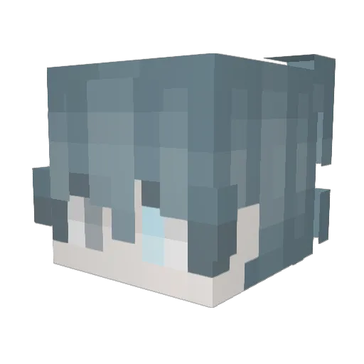 _yeh Minecraft avatar head, 3D render