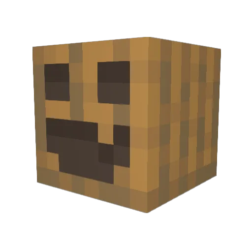 _yelir_ Minecraft avatar head, 3D render