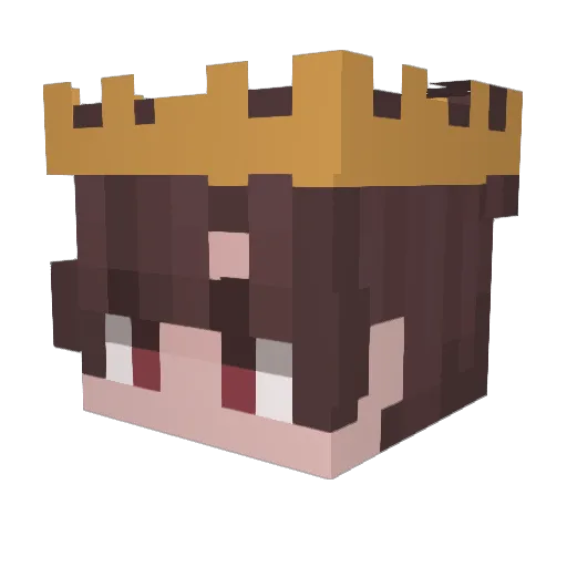 _yesitsdavid Minecraft avatar head, 3D render
