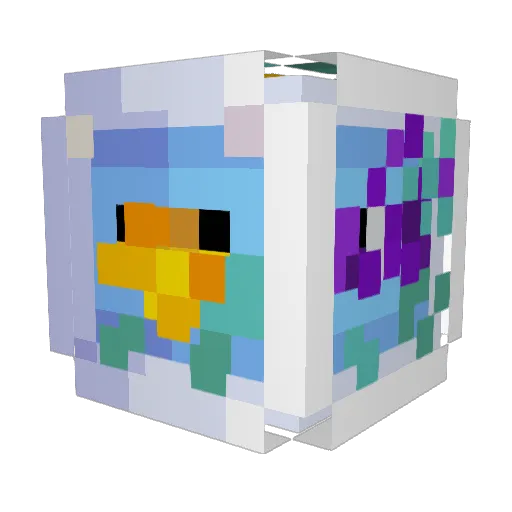 _yhsif Minecraft avatar head, 3D render