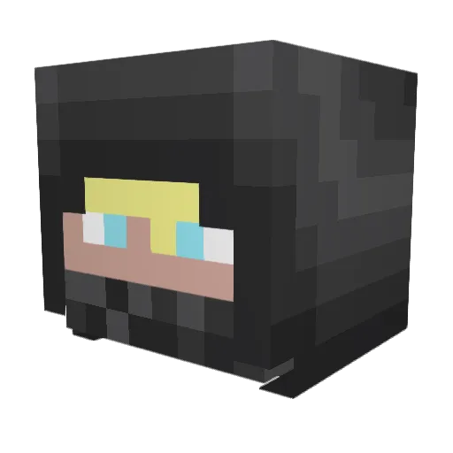 _yologamer_xD Minecraft avatar head, 3D render