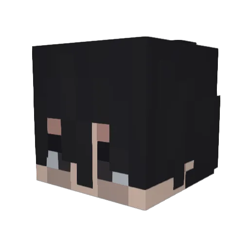 _yoshikaru_ Minecraft avatar head, 3D render