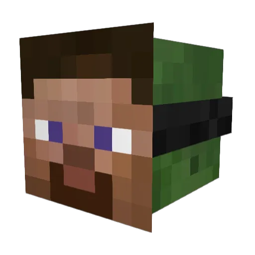 _you_smell Minecraft avatar head, 3D render