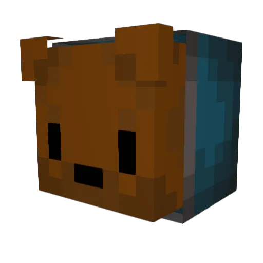 _yro Minecraft avatar head, 3D render