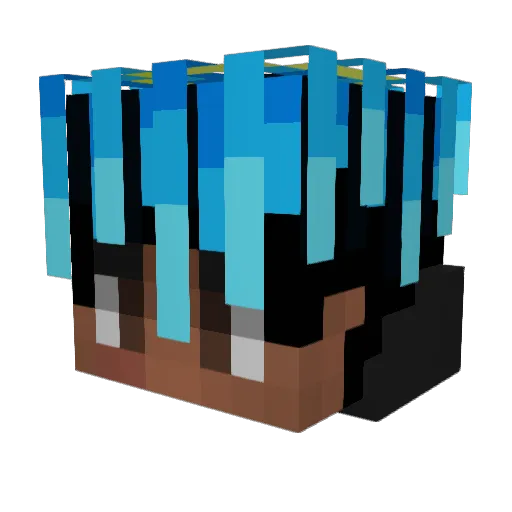 _yuseff_ Minecraft avatar head, 3D render